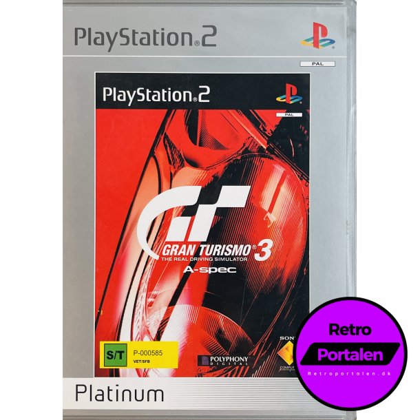 Gran Turismo 3 A-Spec (Platinum) (PS2)