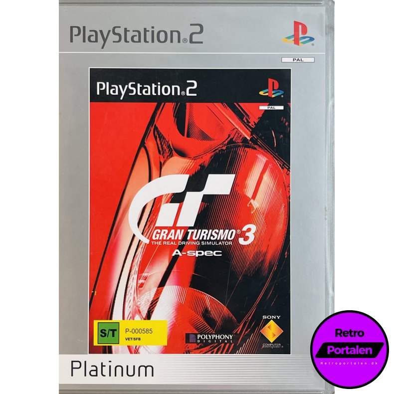 Gran Turismo 3 A-Spec (Platinum) (PS2)
