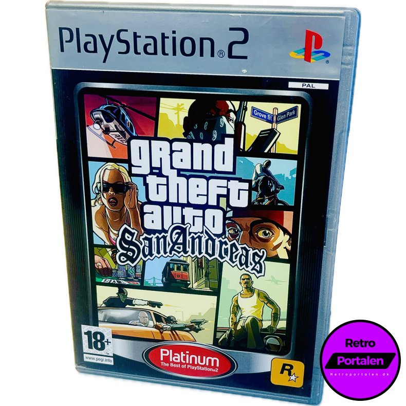 Grand Theft Auto: San Andreas (Platinum) (PS2)