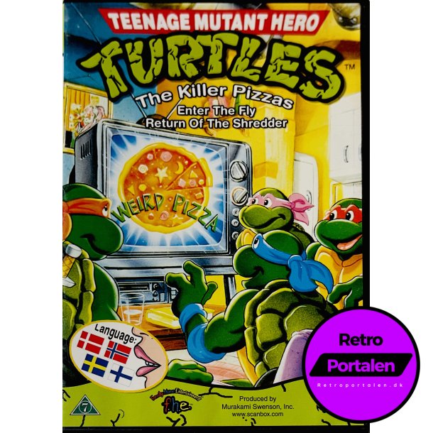 Teenage Mutant Hero Turtles: The Killer Pizzas + Enter The Fly + Return Of The Shredder (DVD)