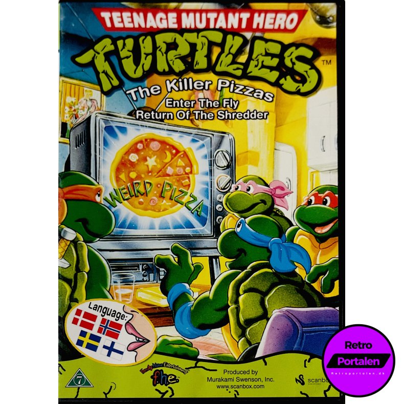Teenage Mutant Hero Turtles: The Killer Pizzas + Enter The Fly + Return Of The Shredder (DVD)