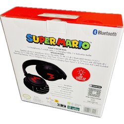OTL Super Mario Wireless Headphones With Led Light/Lights And Sound (NY) (5055371629096)
