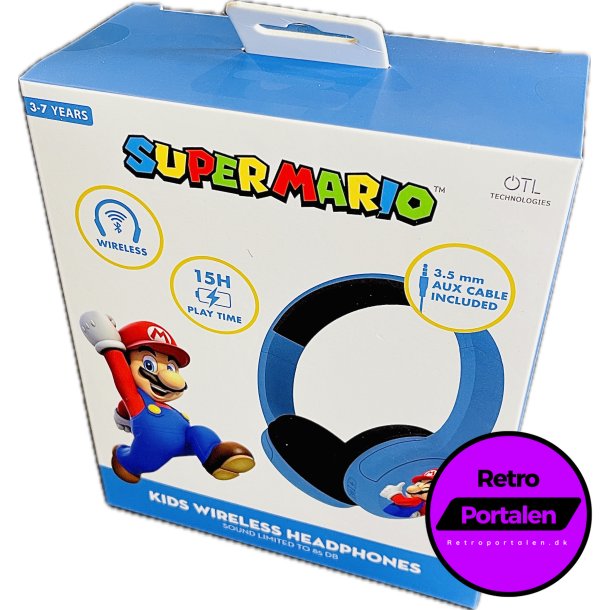 OTL Super Mario Core Wireless Headphones (Bluetooth) Lights And Sound (NY) (5055371627993)