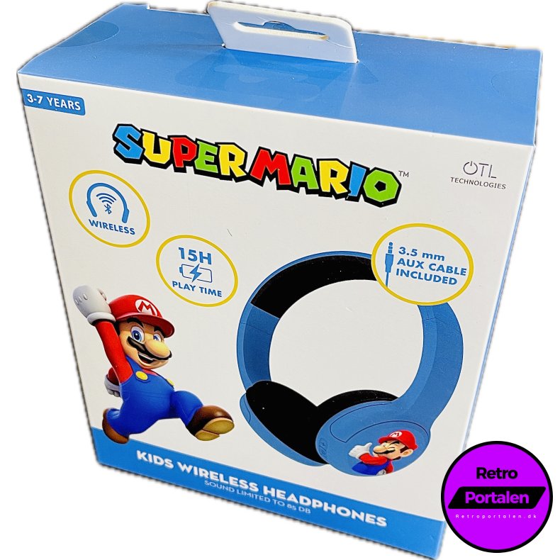 OTL Super Mario Core Wireless Headphones (Bluetooth) Lights And Sound (NY) (5055371627993)
