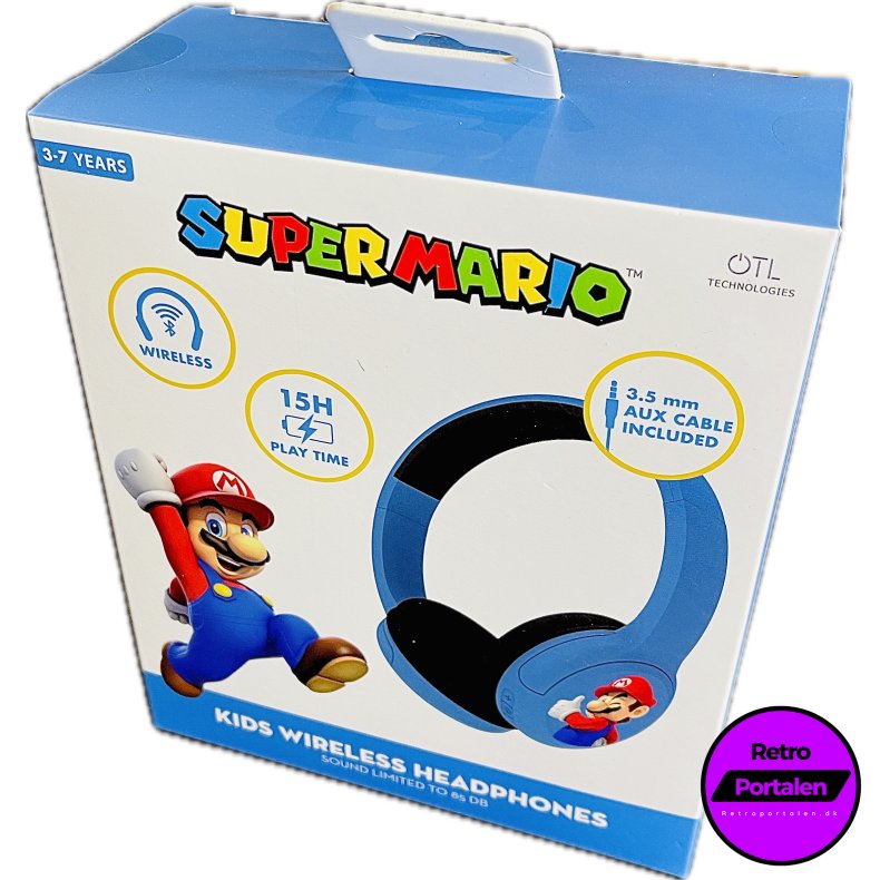 OTL Super Mario Core Wireless Headphones (Bluetooth) Lights And Sound (NY) (5055371627993)