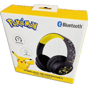 OTL Pikachu Wireless Headphones With Led Light/Lights And Sound (NY) (5055371629904)