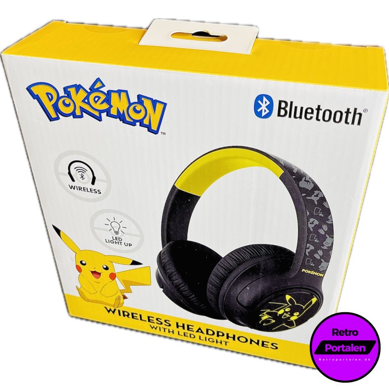 OTL Pikachu Wireless Headphones With Led Light/Lights And Sound (NY) (5055371629904)