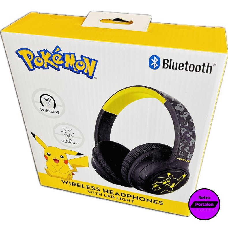 OTL Pikachu Wireless Headphones With Led Light/Lights And Sound (NY) (5055371629904)