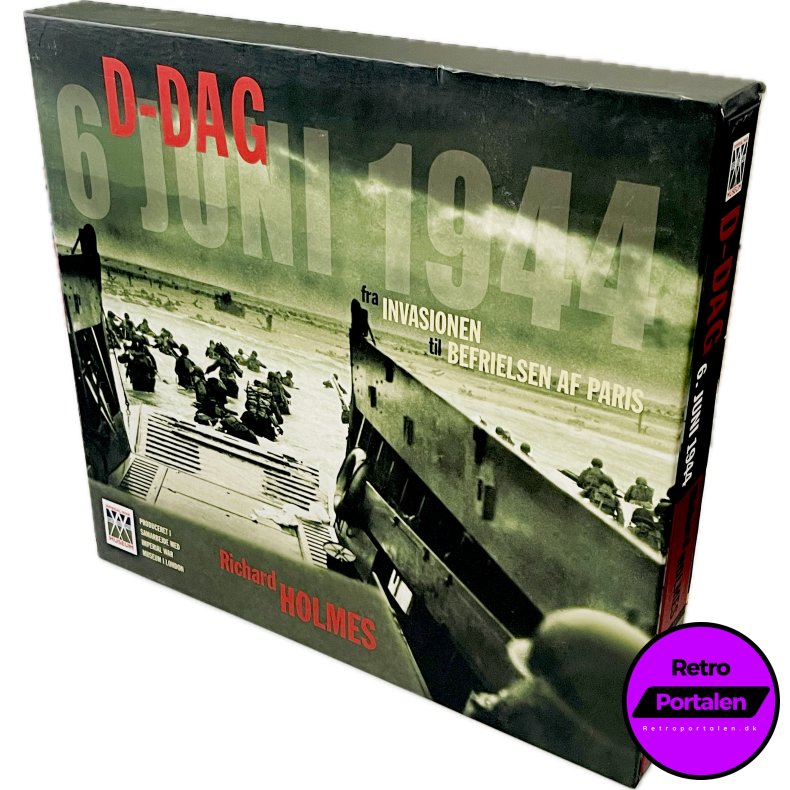 D-Dag 6 Juni 1944 Boks (Inkl: 4 DVD�er) (Richard Holmes) (Carlton) (Dansk)