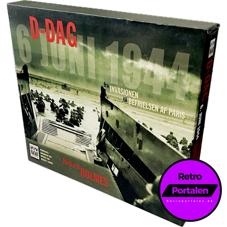 D-Dag 6 Juni 1944 Boks (Inkl: 4 DVD�er) (Richard Holmes) (Carlton) (Dansk)