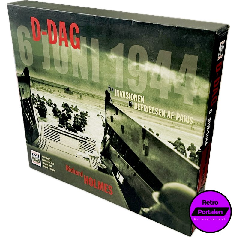 D-Dag 6 Juni 1944 Boks (Inkl: 4 DVD�er) (Richard Holmes) (Carlton) (Dansk)