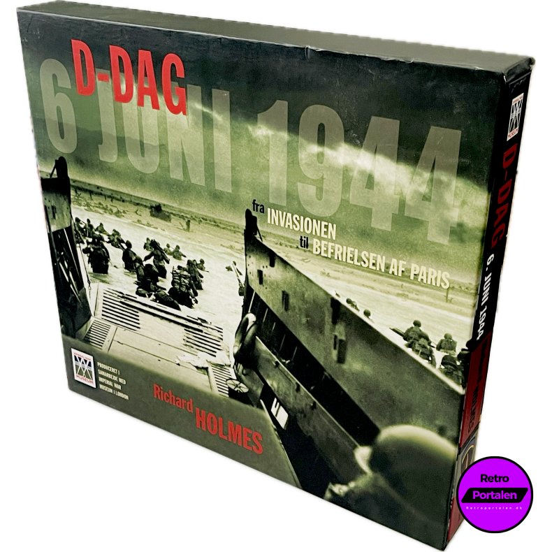 D-Dag 6 Juni 1944 Boks (Inkl: 4 DVD�er) (Richard Holmes) (Carlton) (Dansk)