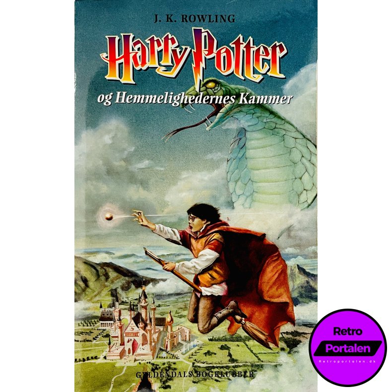 Harry Potter Og Hemmelighedernes Kammer Nr. 2 (Gyldendals Bogklubber) (J. K. Rowling) (Dansk)