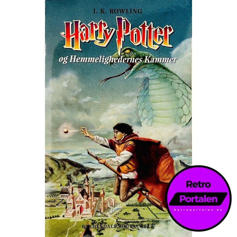 Harry Potter Og Hemmelighedernes Kammer Nr. 2 (Gyldendals Bogklubber) (J. K. Rowling) (Dansk)