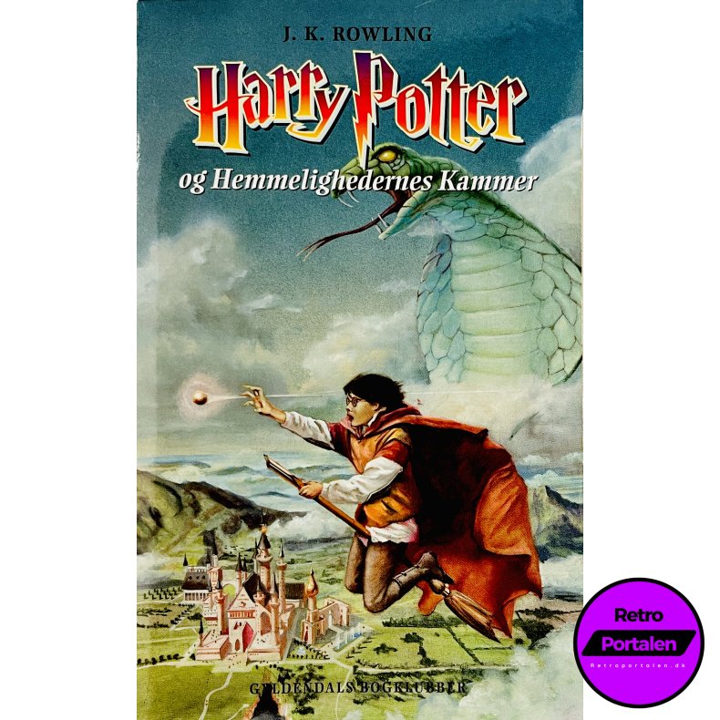 Harry Potter Og Hemmelighedernes Kammer Nr. 2 (Gyldendals Bogklubber) (J. K. Rowling) (Dansk)