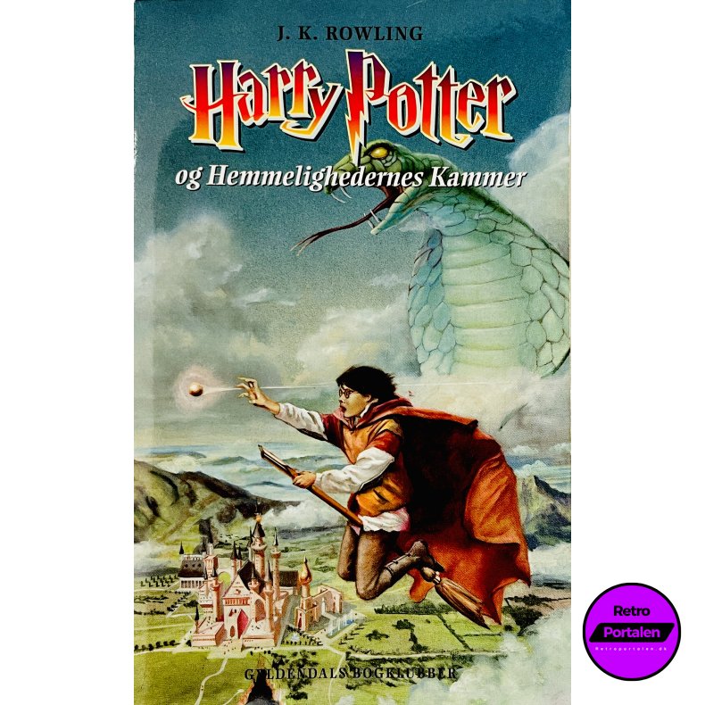 Harry Potter Og Hemmelighedernes Kammer Nr. 2 (Gyldendals Bogklubber) (J. K. Rowling) (Dansk)