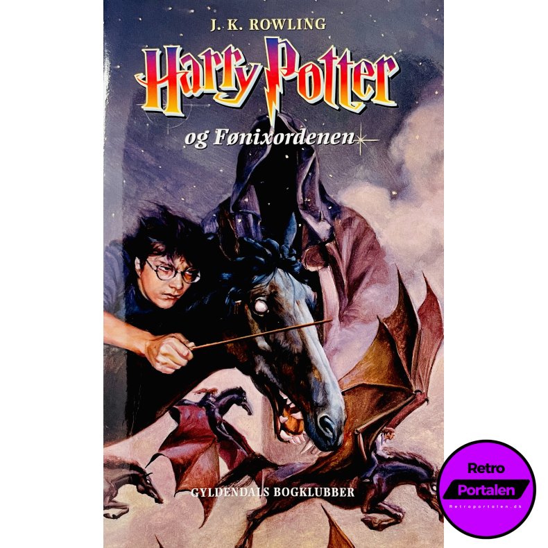 Harry Potter Og Fnixordenen Nr. 5 (Gyldendals Bogklubber) (J. K. Rowling) (Dansk)