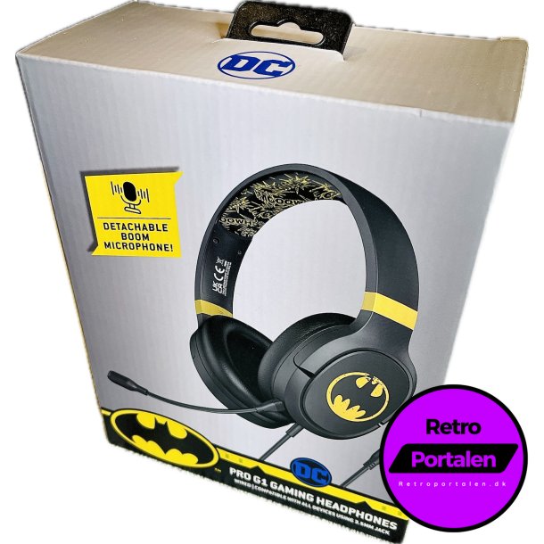 OTL Pro G1 DC Comic Batman Gaming Headphones (DC0885) Lights And Sound (NY) (5055371624305)