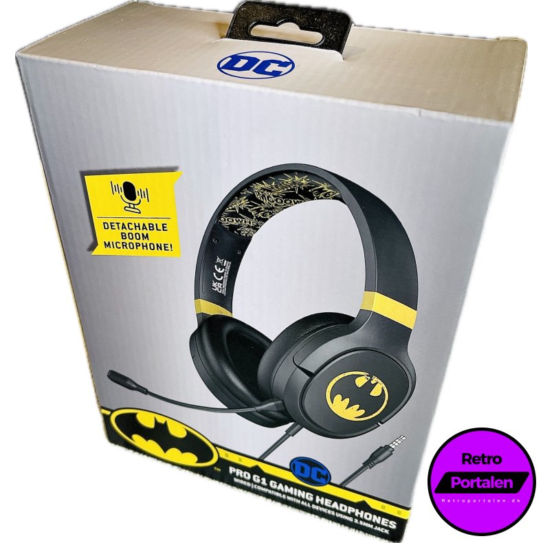 OTL Pro G1 DC Comic Batman Gaming Headphones (DC0885) Lights And Sound (NY) (5055371624305)