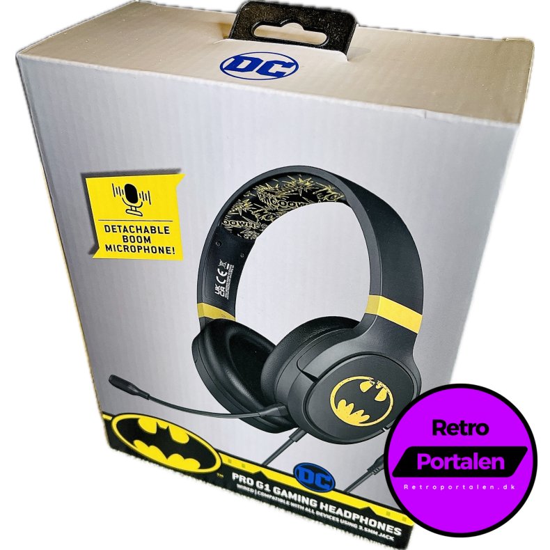 OTL Pro G1 DC Comic Batman Gaming Headphones (DC0885) Lights And Sound (NY) (5055371624305)