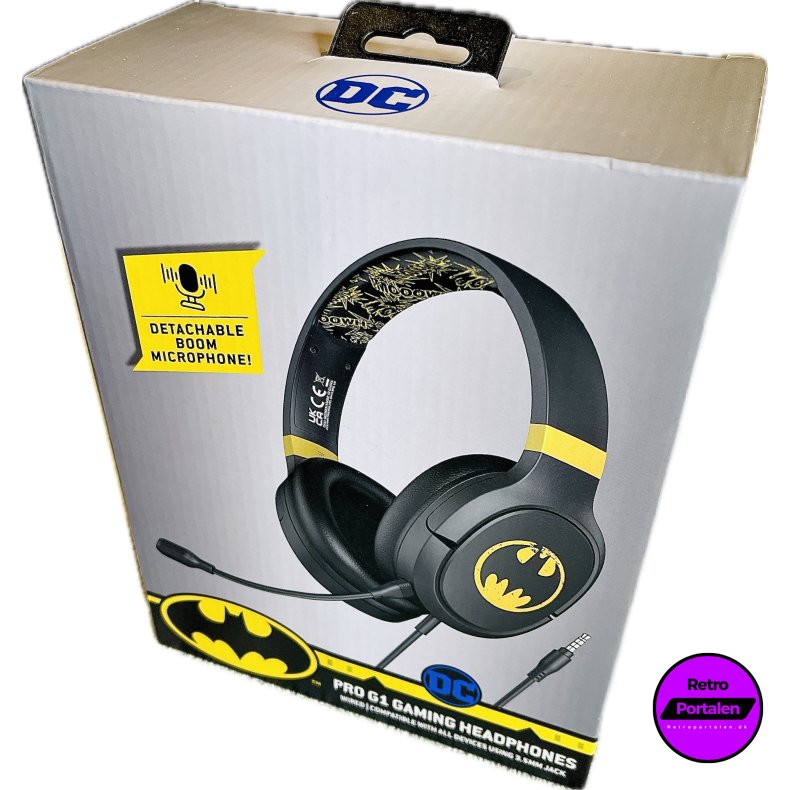 OTL Pro G1 DC Comic Batman Gaming Headphones (DC0885) Lights And Sound (NY) (5055371624305)
