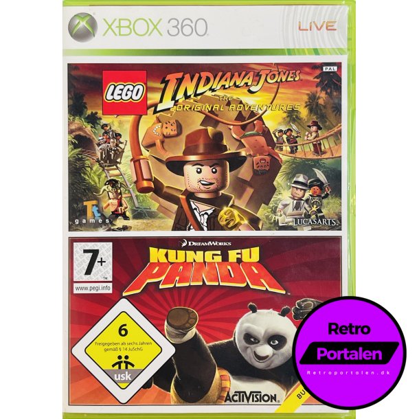 LEGO Indiana Jones + Kung Fu Panda (Xbox 360)