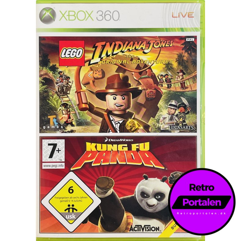 LEGO Indiana Jones + Kung Fu Panda (Xbox 360)