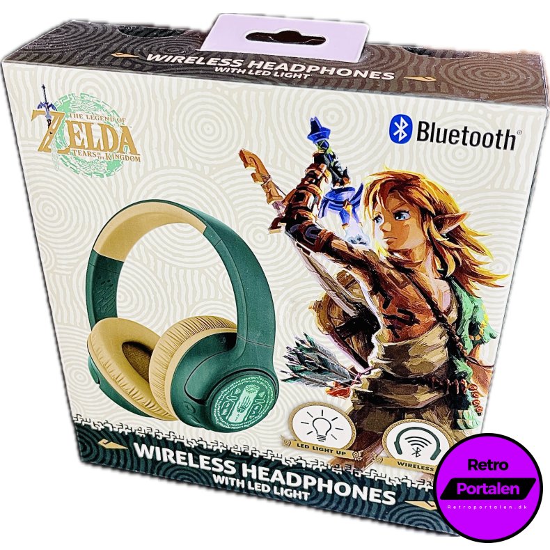 OTL Legend Of Zelda Wireless Headphones With Led Light/Lights And Sound (NY) (5055371627146)