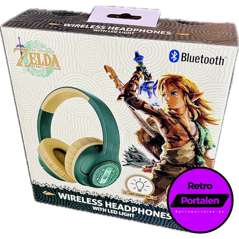 OTL Legend Of Zelda Wireless Headphones With Led Light/Lights And Sound (NY) (5055371627146)