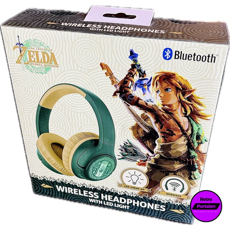 OTL Legend Of Zelda Wireless Headphones With Led Light/Lights And Sound (NY) (5055371627146)