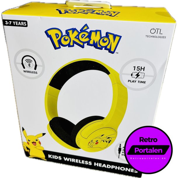 OTL Pokemon Pikachu Core Wireless Headphones (Bluetooth) Lights And Sound (NY) (5055371628754)