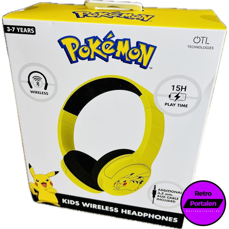 OTL Pokemon Pikachu Core Wireless Headphones (Bluetooth) Lights And Sound (NY) (5055371628754)