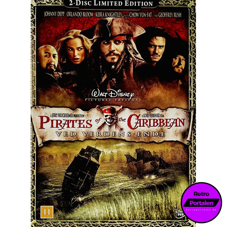Pirates Of The Caribbean: Ved Verdens Ende (2-Disc Limited Edition) (DVD)