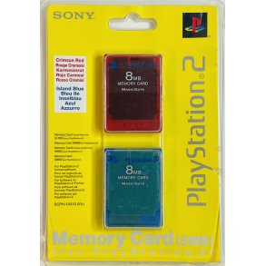 Memory Card 8 MB (NY) (Pakke Med 2 styk) (PS2)