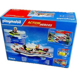 Playmobil: Fireboat With Aqua Scooter (Model: 71464) (4008789714640) (NY)