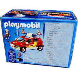 Playmobil: Fire Chiefs Car With Lights And Sound (City Action) (Model: 71375) (4008789713759) (NY)
