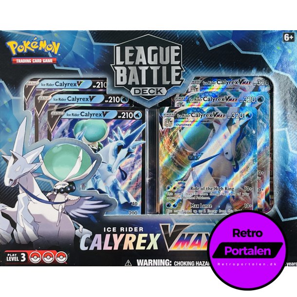 Pokmon League Battle Deck: ICE Rider Calyrex VMAX (NY) (Pro: 290-85042)