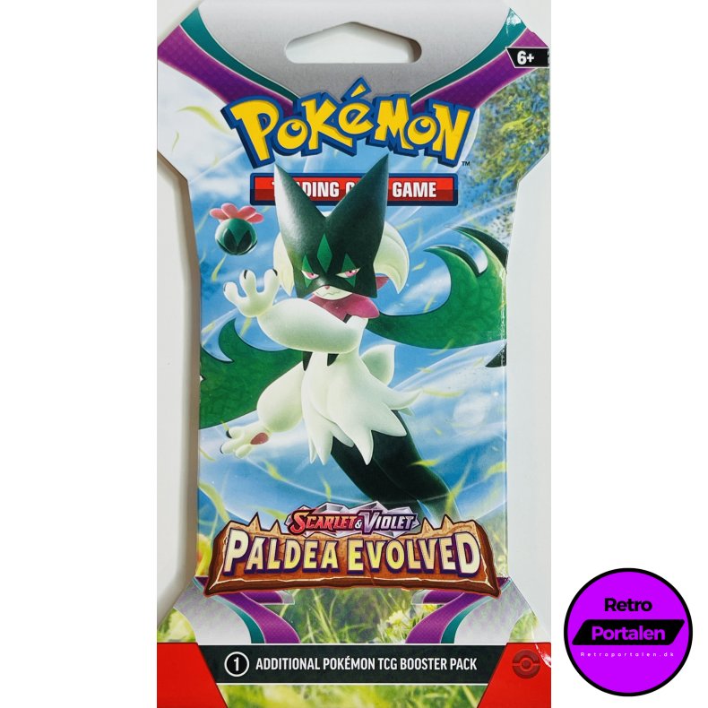 Pokmon Scarlet &amp; Violet: Paldea Evolved Booster Pakke (NY) (Pro: 185-85350)