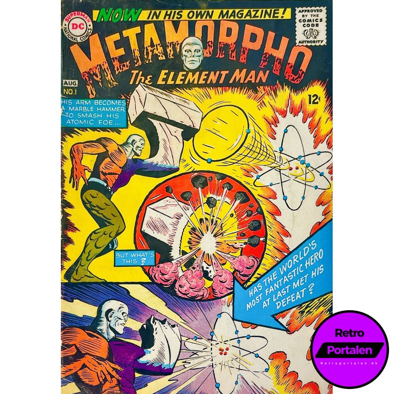 Metamorpho: The Element Man Nr. 1 (1965) (Engelsk) (DC) (Tegneserie)