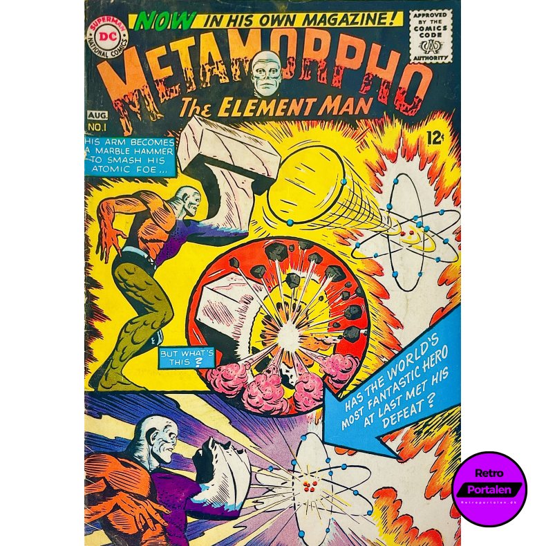 Metamorpho: The Element Man Nr. 1 (1965) (Engelsk) (DC) (Tegneserie)