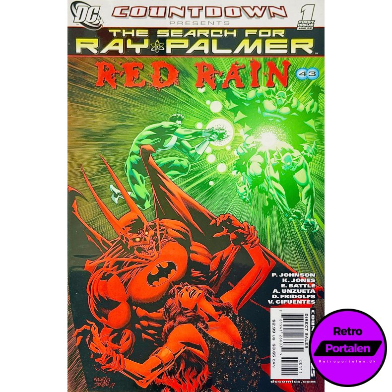 The Search For Ray Palmer: Red Rain Nr. 43 (2008) (Engelsk) (DC) (Tegneserie)