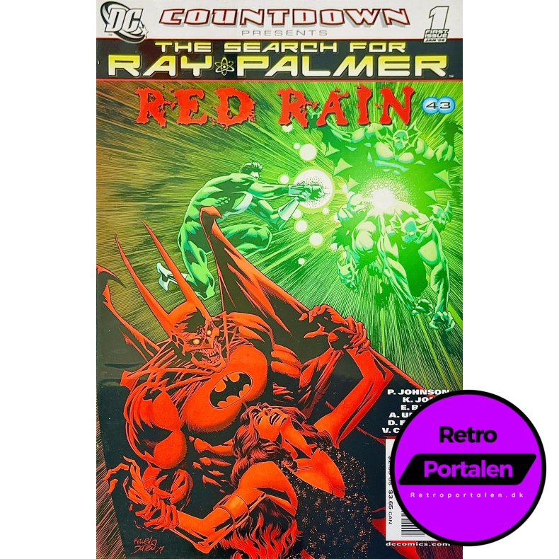 The Search For Ray Palmer: Red Rain Nr. 43 (2008) (Engelsk) (DC) (Tegneserie)