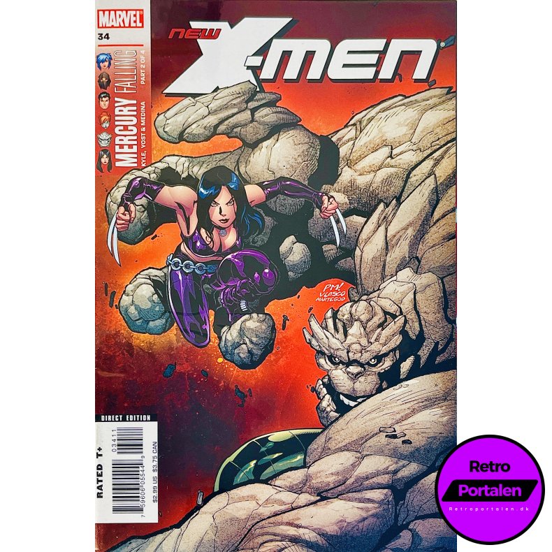 New X-Men Nr. 34 (2007) (Engelsk) (Marvel) (Tegneserie)