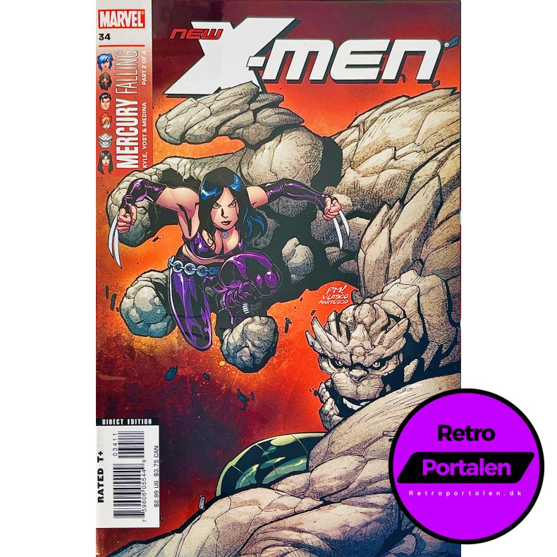 New X-Men Nr. 34 (2007) (Engelsk) (Marvel) (Tegneserie)