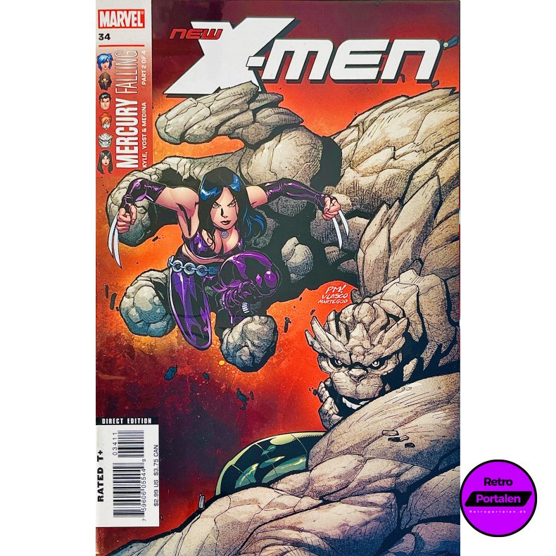 New X-Men Nr. 34 (2007) (Engelsk) (Marvel) (Tegneserie)
