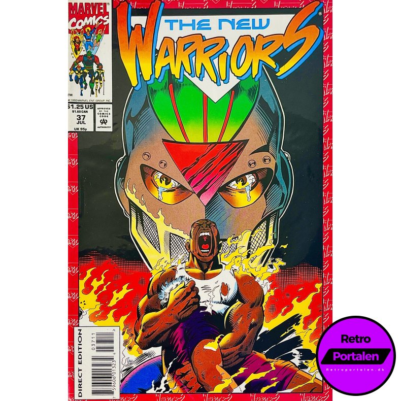 The New Warriors Vol. 1 Nr. 37 (1993) (Engelsk) (Marvel Comics) (Tegneserie)