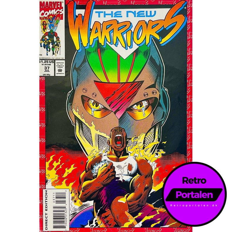 The New Warriors Vol. 1 Nr. 37 (1993) (Engelsk) (Marvel Comics) (Tegneserie)