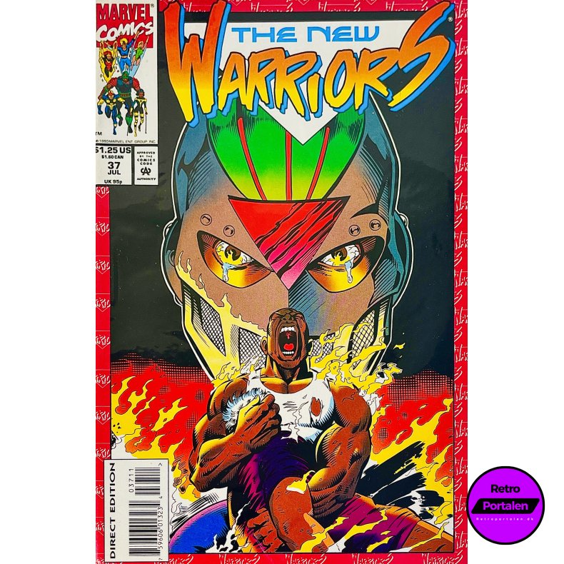 The New Warriors Vol. 1 Nr. 37 (1993) (Engelsk) (Marvel Comics) (Tegneserie)