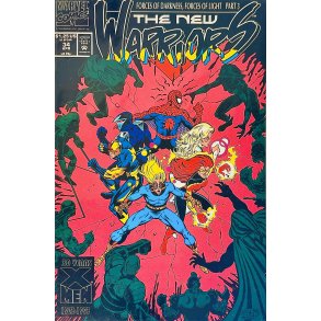 The New Warriors Vol. 1 Nr. 34 (1993) (Engelsk) (Marvel Comics) (Tegneserie)