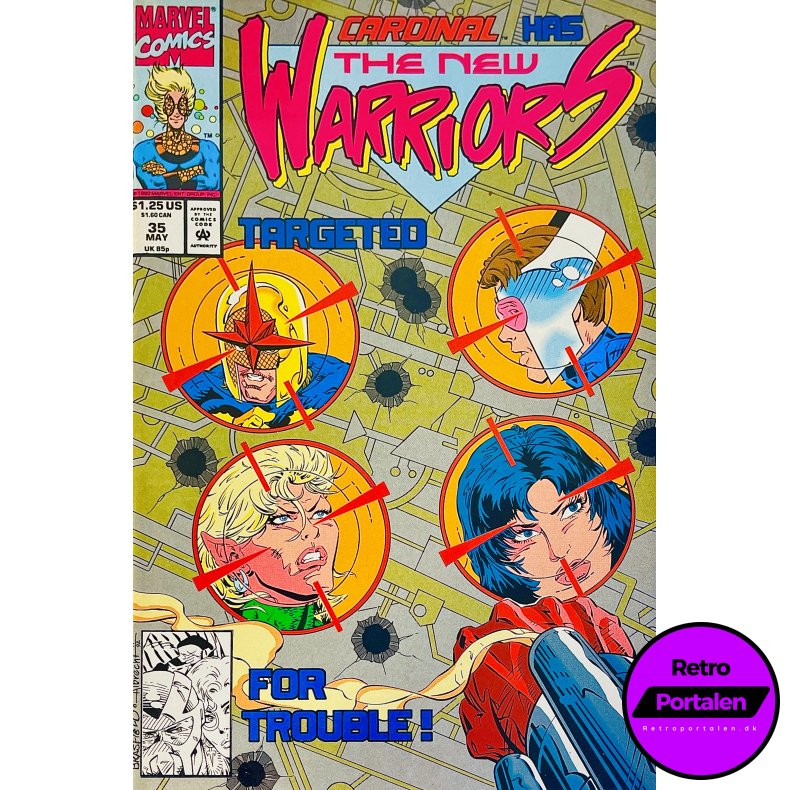 The New Warriors Vol. 1 Nr. 35 (1993) (Engelsk) (Marvel Comics) (Tegneserie)